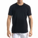 Basic мъжка черна тениска  tr110320-79 2