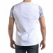 Мъжка бяла тениска с принт Brooklyn tr110320-33 3