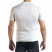 Slim fit мъжка плетена блуза в бяло tr110320-56 3