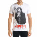Мъжка бяла тениска JOKER tr080520-27 2