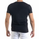 Мъжка черна тениска с принт Brooklyn tr110320-34 3