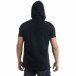 Черна мъжка тениска с качулка tr110320-63 3