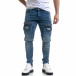  Slim fit мъжки сини дънки с джобове tr110320-115 2