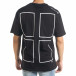 Черна тениска с графичен принт Oversize tr240420-8 3