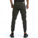 Зелен Cargo Jogger панталон с ластик на кръста tr070921-15 3