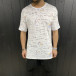 Мъжка бяла тениска принт Maths tr110320-86 2