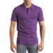 Мъжка тениска пике polo shirt в лилаво tr110320-16 2