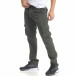 Зелен мъжки панталон Cargo с прави крачоли 8017 tr201120-3 2
