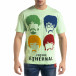 Мъжка зелена тениска The Beatles tr110320-4 2
