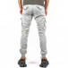 Мъжки светлосив Cargo Jogger с цип tr180322-15 4