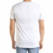 Мъжка бяла тениска с принт Easier tr080520-44 3