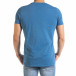 Мъжка синя тениска с принт tr080520-30 3