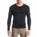 Basic Slim fit мъжка плетена блуза в черно tr240420-12 2