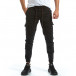 Черен Cargo Jogger панталон с ластик на кръста tr070921-16 2