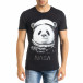 Мъжка тениска Panda NASA в черно tr080520-22 2
