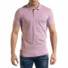 Basic мъжка розова тениска polo shirt tr110320-74 2