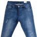 Slim fit мъжки сини дънки с прокъсвания tr180322-33 4