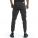 Сив Cargo Jogger панталон с ластик на кръста tr081121-1 3