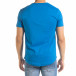 Basic мъжка тениска в синьо tr080520-41 3