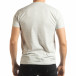 Мъжка рокерска тениска в сив меланж tsf190219-71 3
