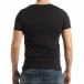 Черна мъжка тениска с принт 1982 tsf190219-7 3