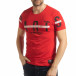 Червена мъжка тениска ART tsf190219-3 2
