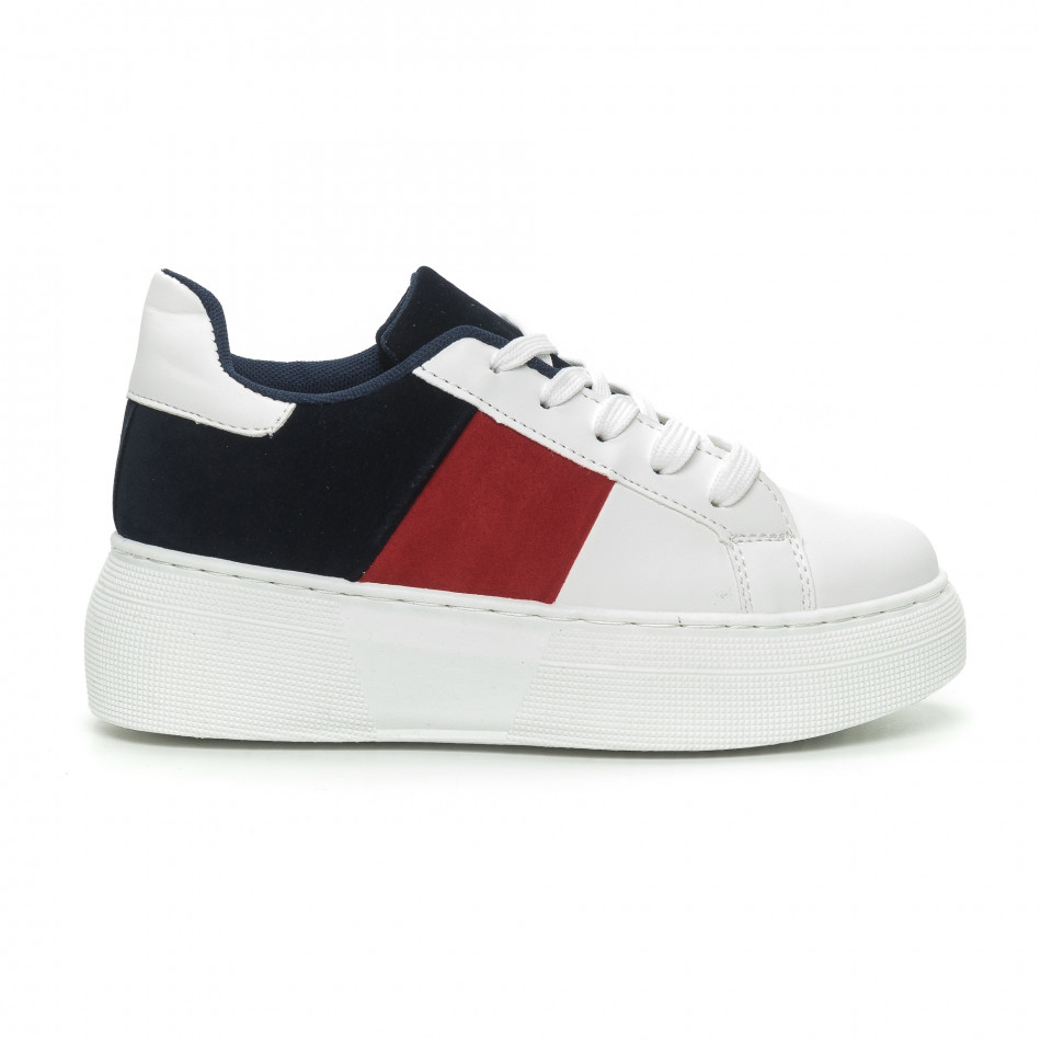 Γυναικεία πολύχρωμα sneakers με πλατφορμα FM
