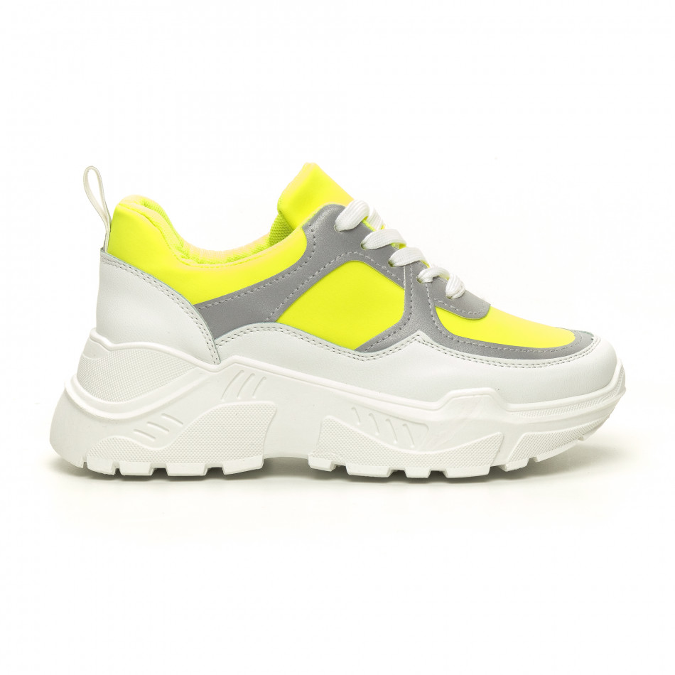 Γυναικεία πράσινα sneakers Diamantique