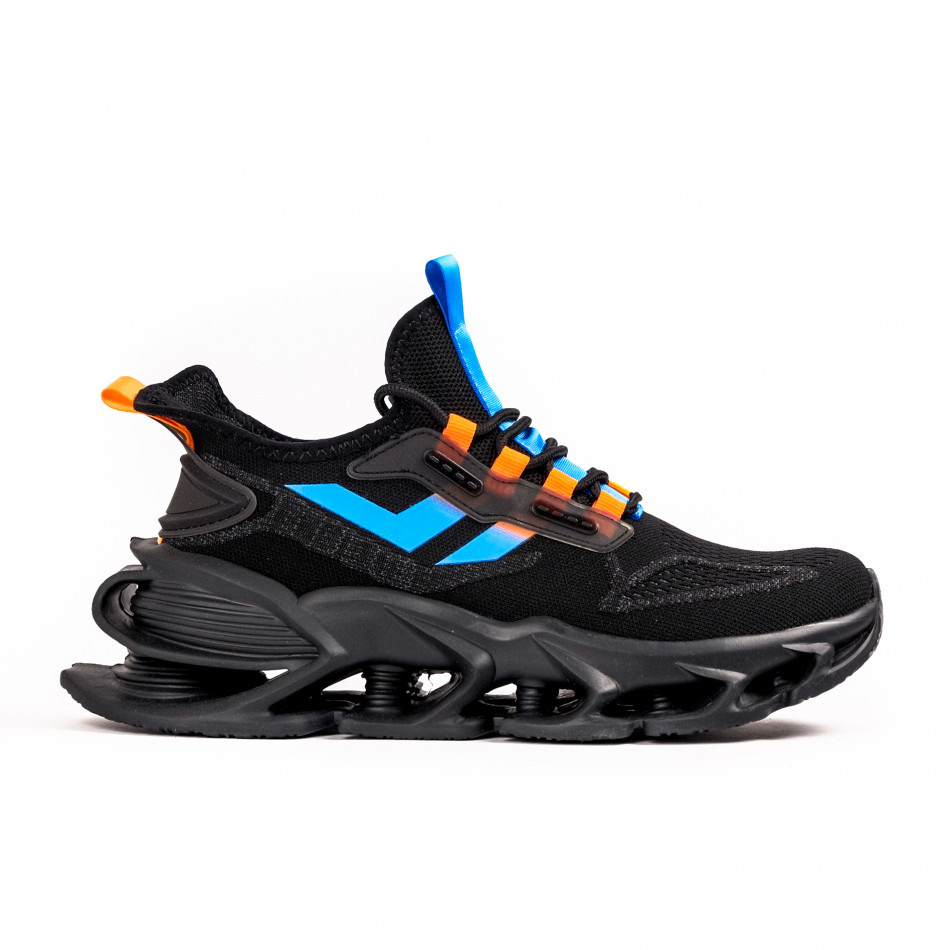 Ανδρικά μαύρα αθλητικά παπούτσια Bolt 228-9
