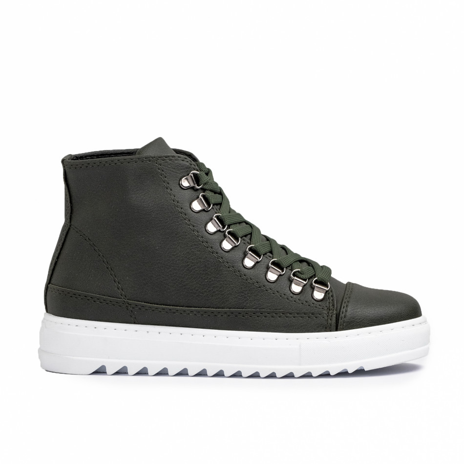 Ανδρικά πράσινα sneakers Trekking design