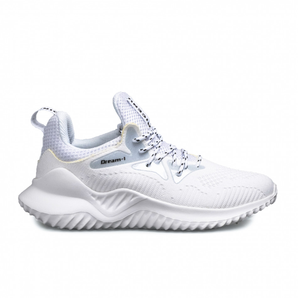 Ανδρικά λευκά ψηλά sneakers FM