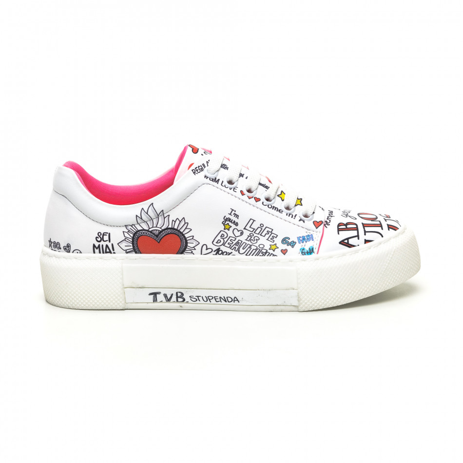 Γυναικεία λευκά sneakers Bodrum