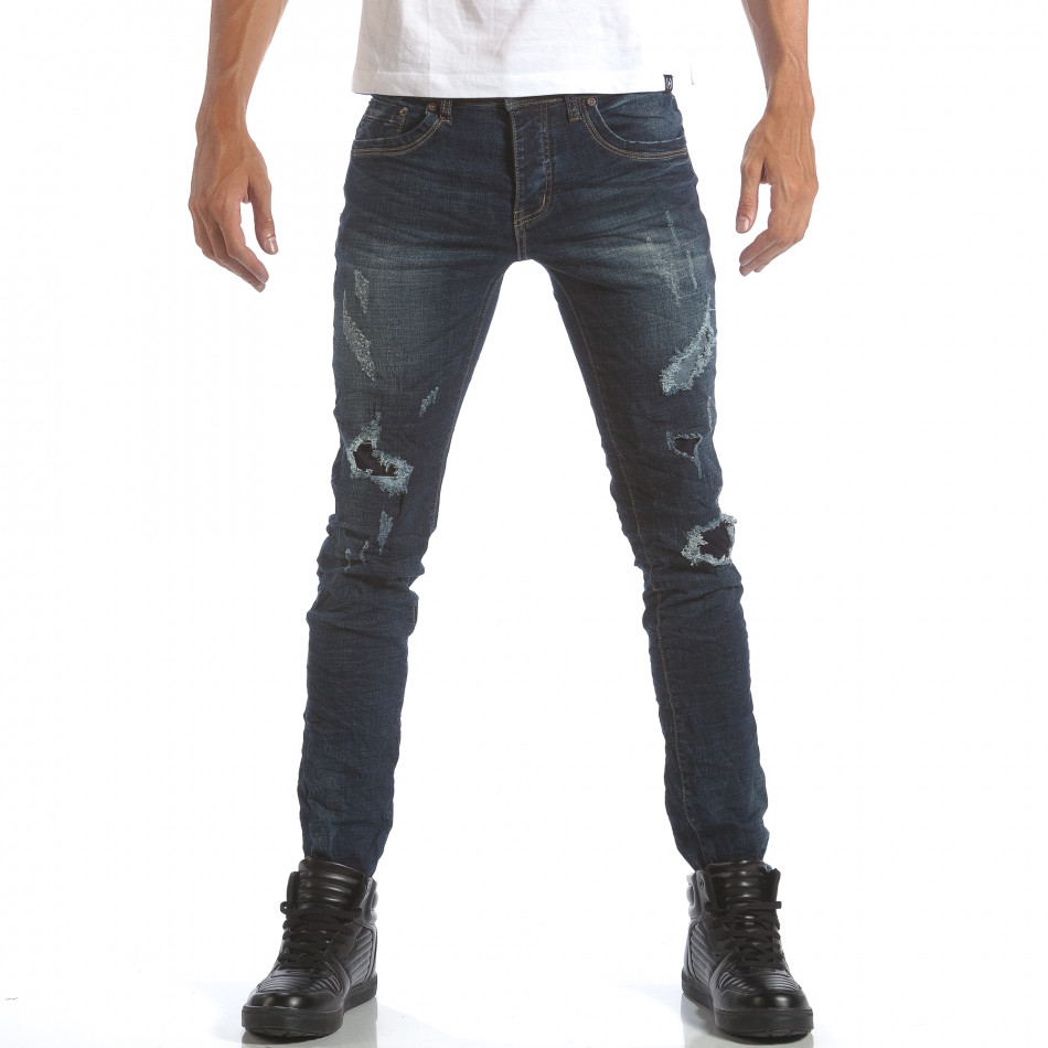 Ανδρικό γαλάζιο τζιν Leeyo Jeans 49805