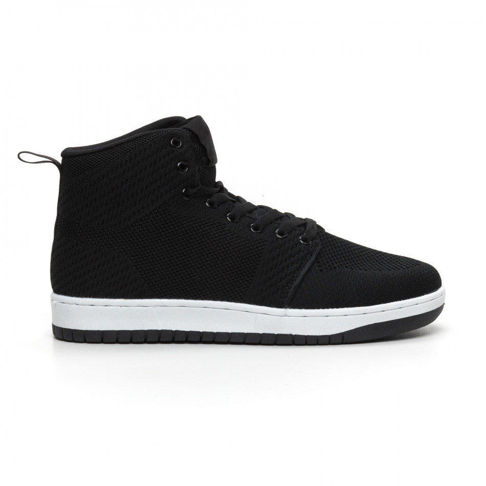 Ανδρικά μαύρα sneakers FM