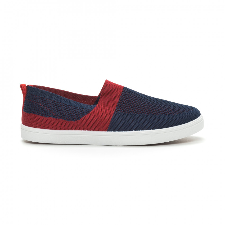Ανδρικά γαλάζια sneakers YMD