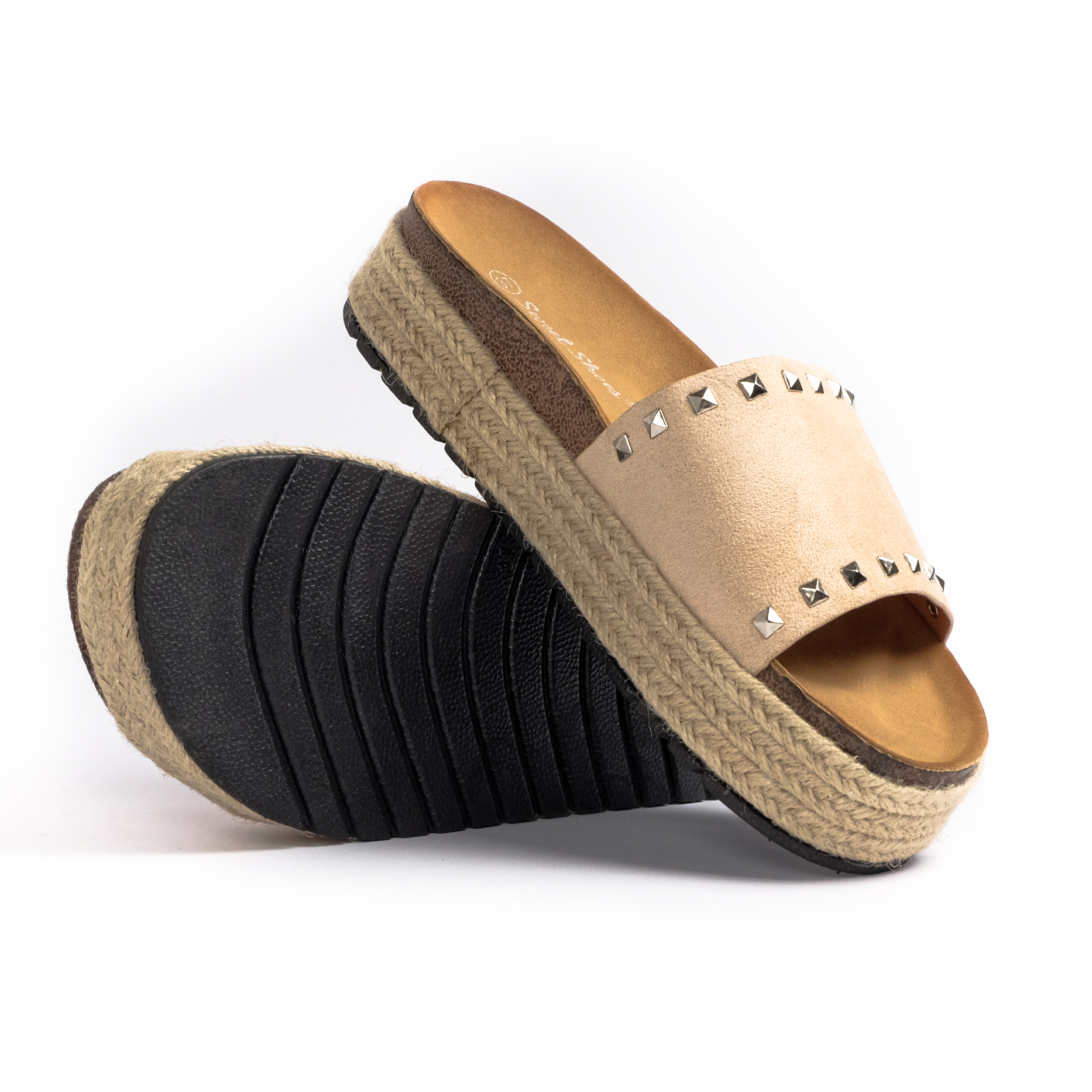 Γυναικείες μπεζ παντόφλες Sweet Shoes ZH6031-2 φωτογραφία