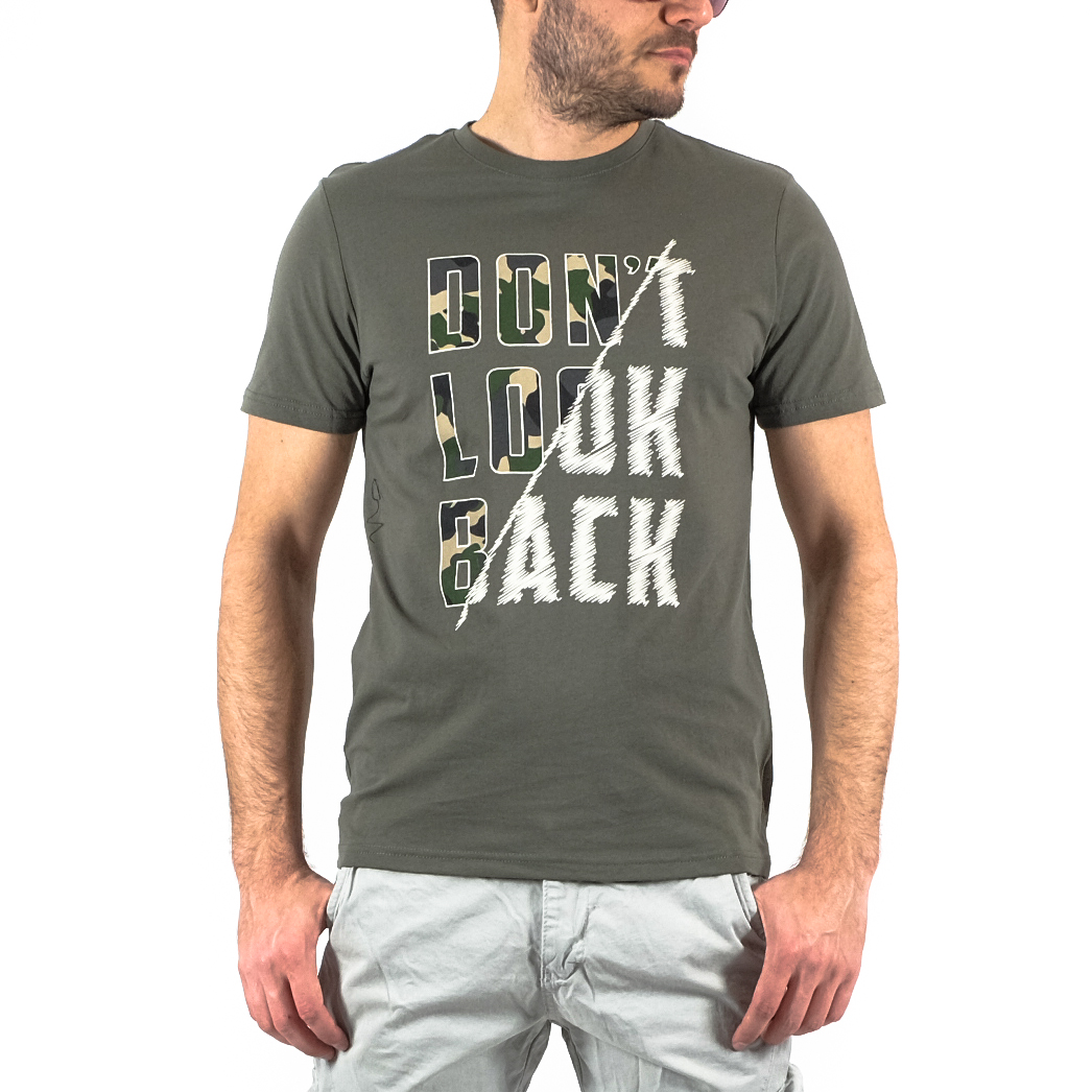 Ανδρική πράσινη κοντομάνικη μπλούζα Bakers 91992