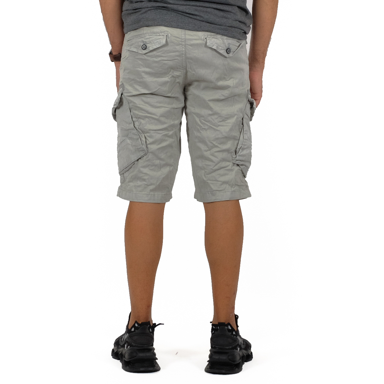 Ανδρικό γκρι βερμούδα Cargo Blackzi 2091 φωτογραφία