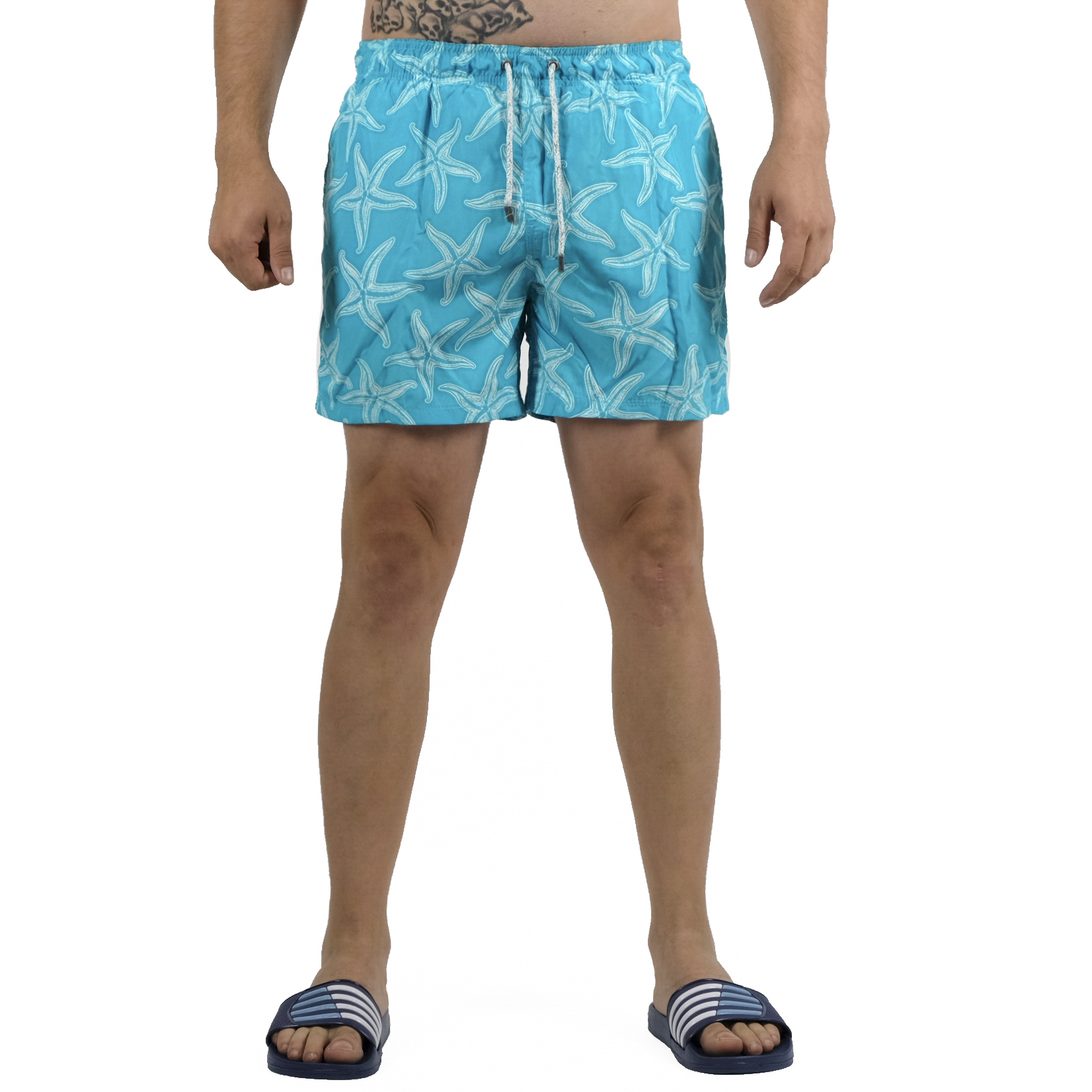 Island Haze Ανδρικό πράσινο μαγιό Starfish ID5806BCS φωτογραφία