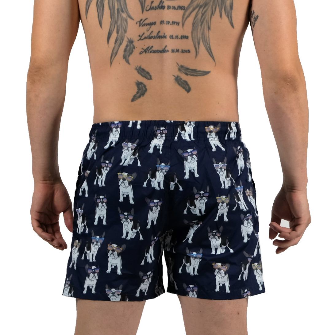 Ανδρικό σκούρο μπλε μαγιό TMK DC551 φωτογραφία