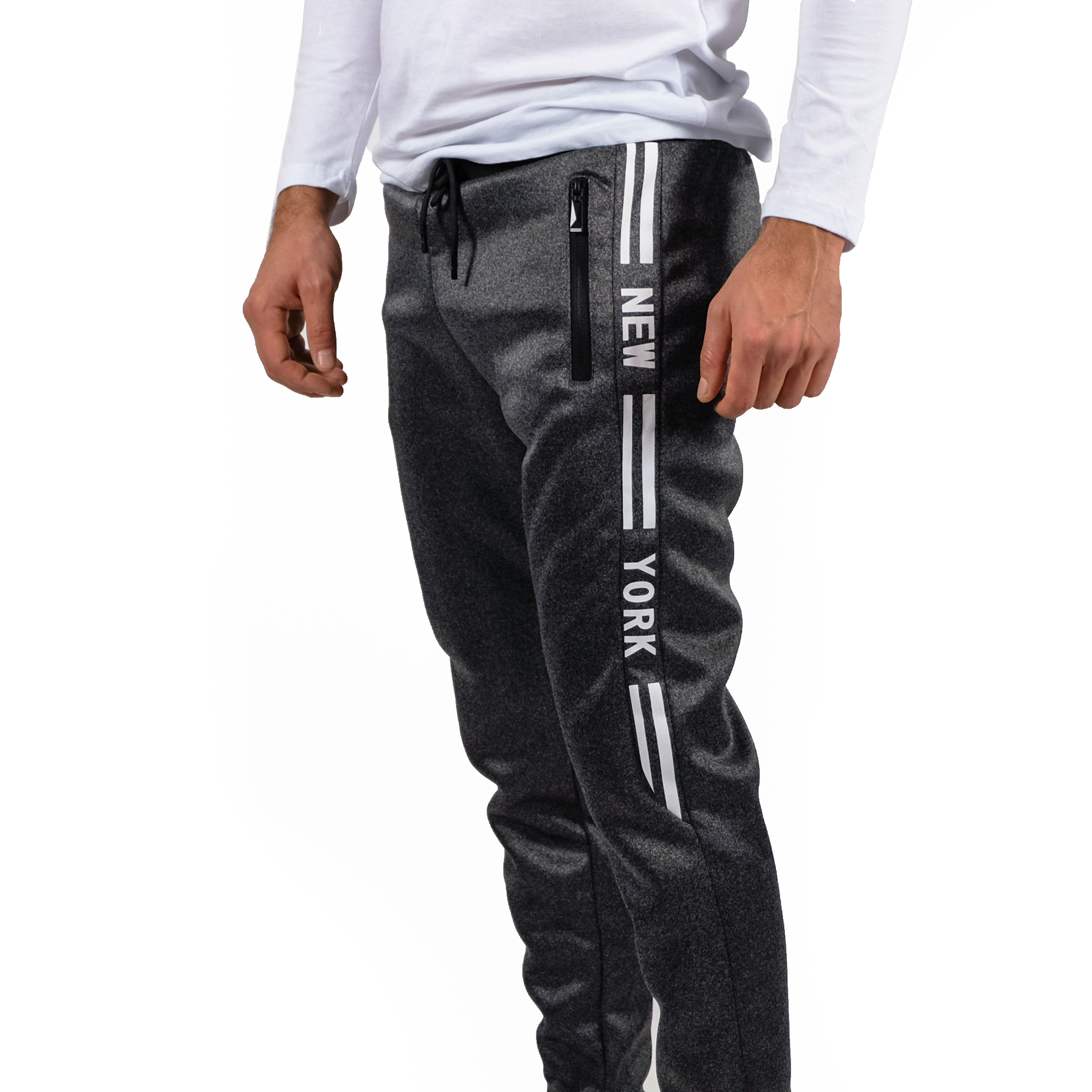 Ανδρική γκρι φόρμα SMMA Style F-2451 φωτογραφία