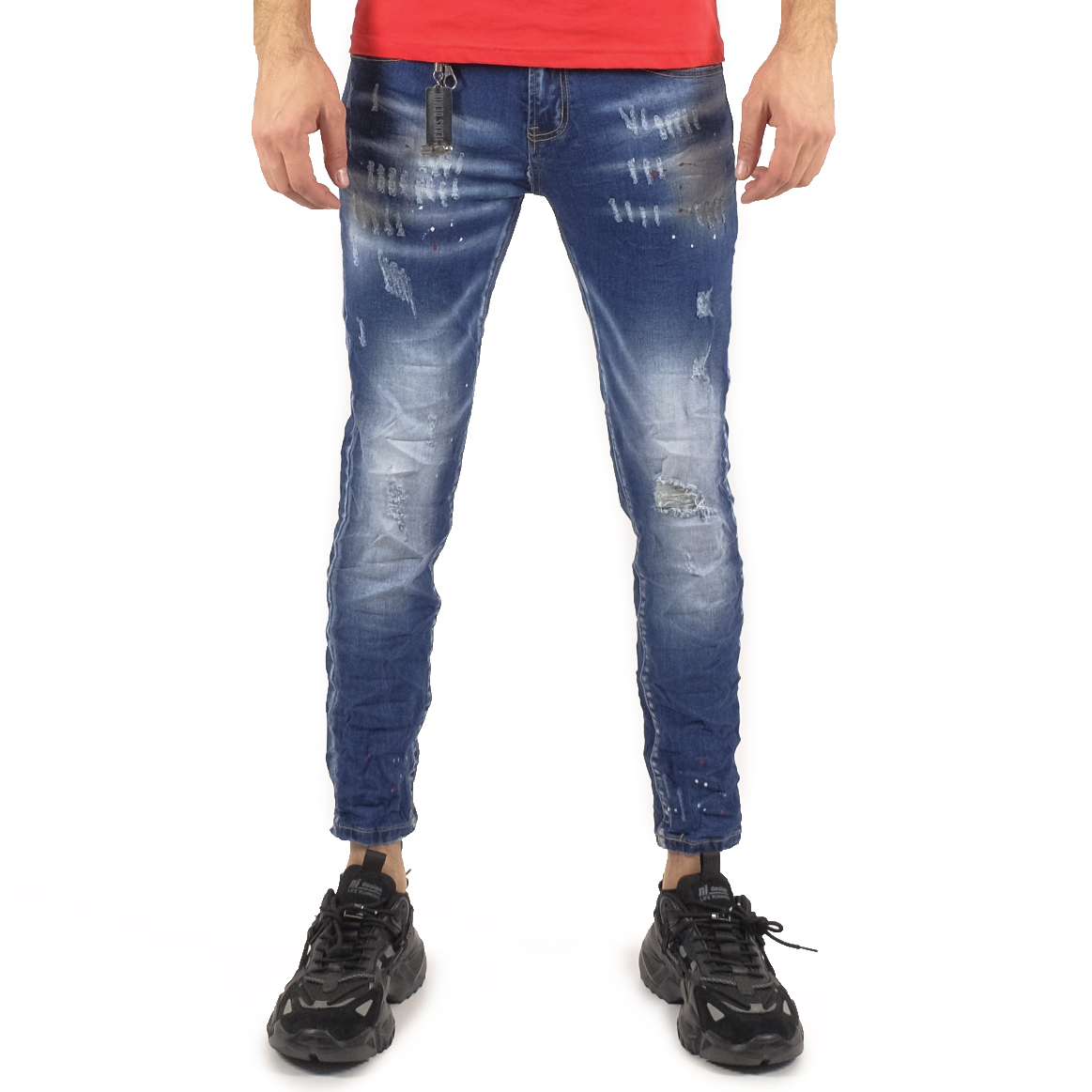 Angelo Carpa Ανδρικό μπλε τζιν BC1023 φωτογραφία