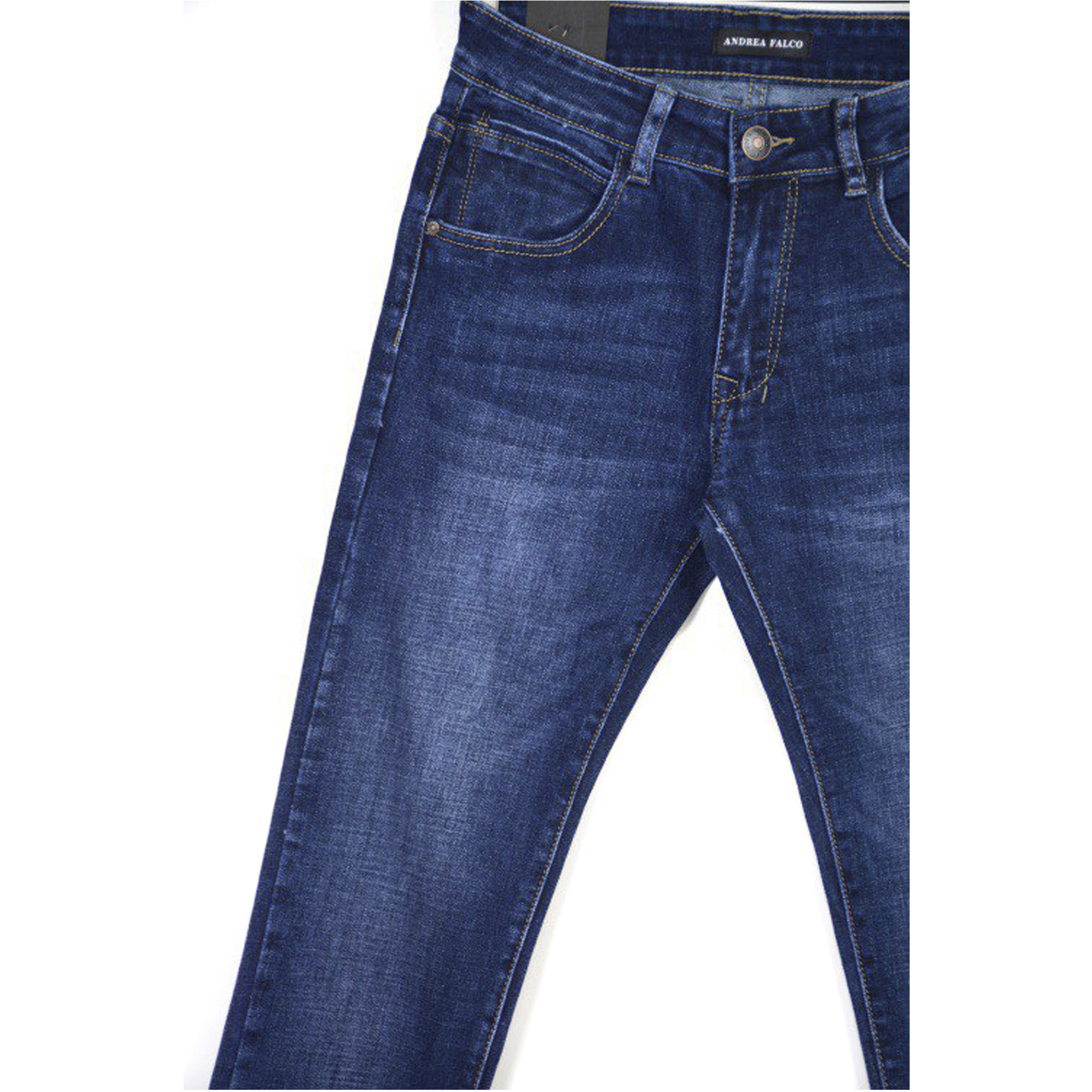 Ανδρικό μπλε τζιν Andrea Falco AF0806C φωτογραφία