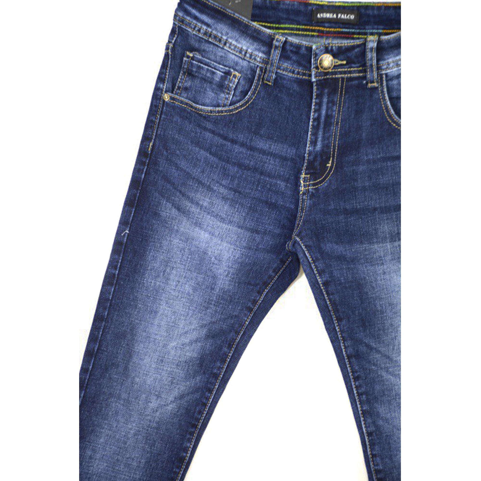 Ανδρικό μπλε τζιν Andrea Falco AF690B φωτογραφία
