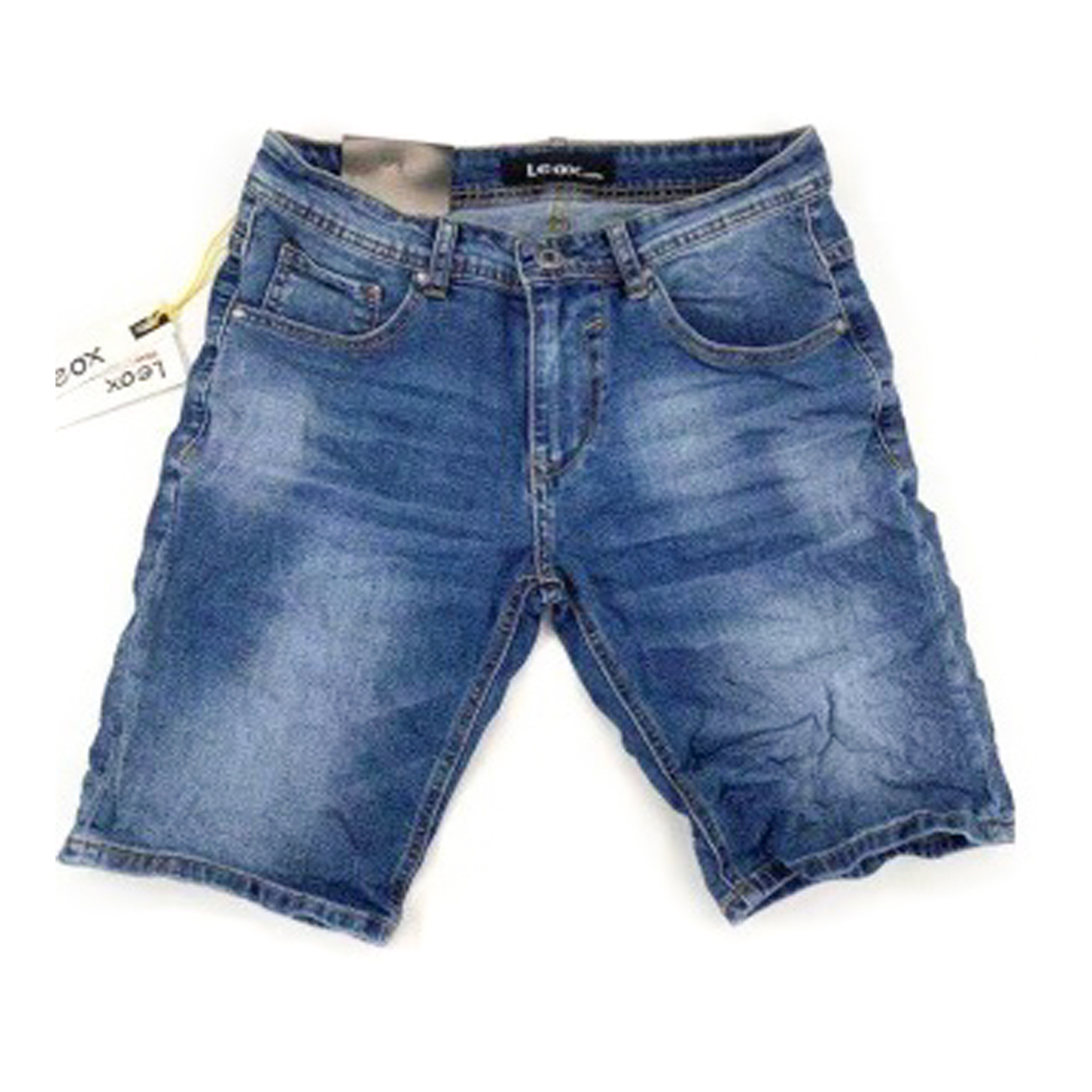 Ανδρικό μπλε τζιν βερμούδα Leox YG-1127 φωτογραφία