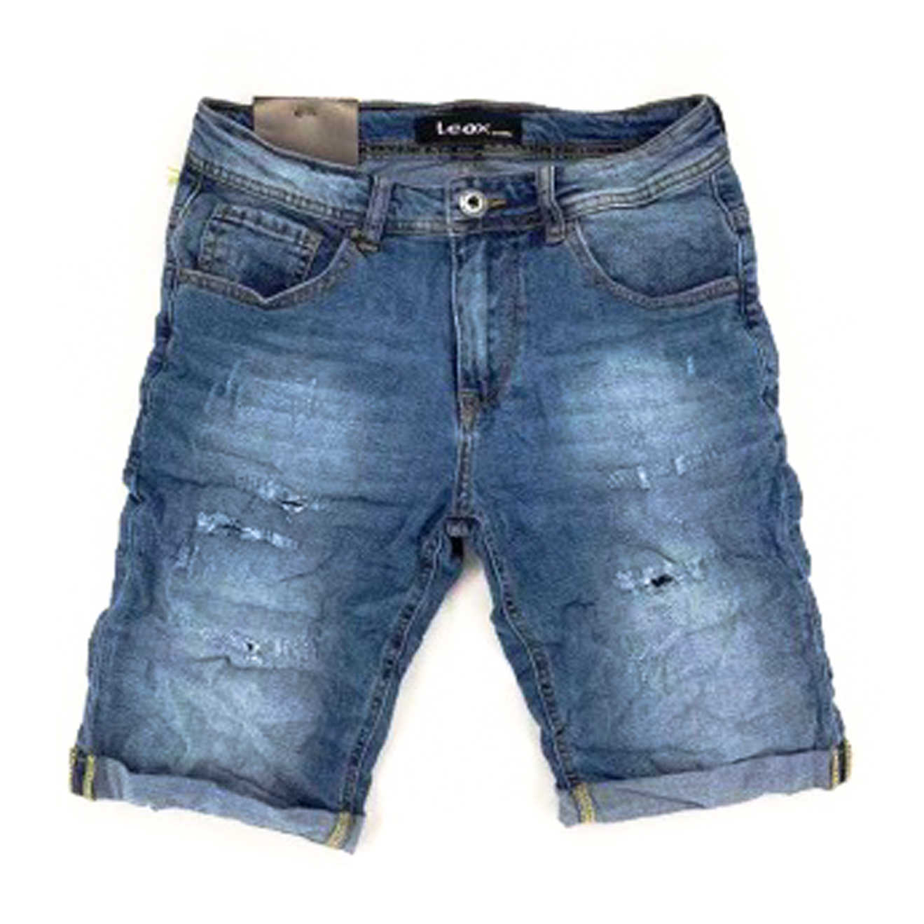 Leox Ανδρικό μπλε τζιν βερμούδα YG-1142 φωτογραφία