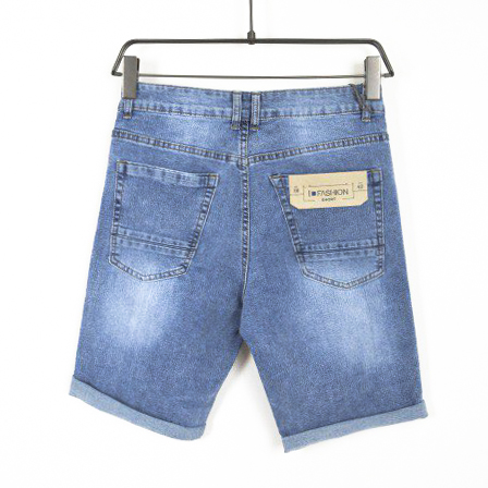 Ανδρικό γαλάζιο τζιν βερμούδα I Fashion IFW-M2487 φωτογραφία