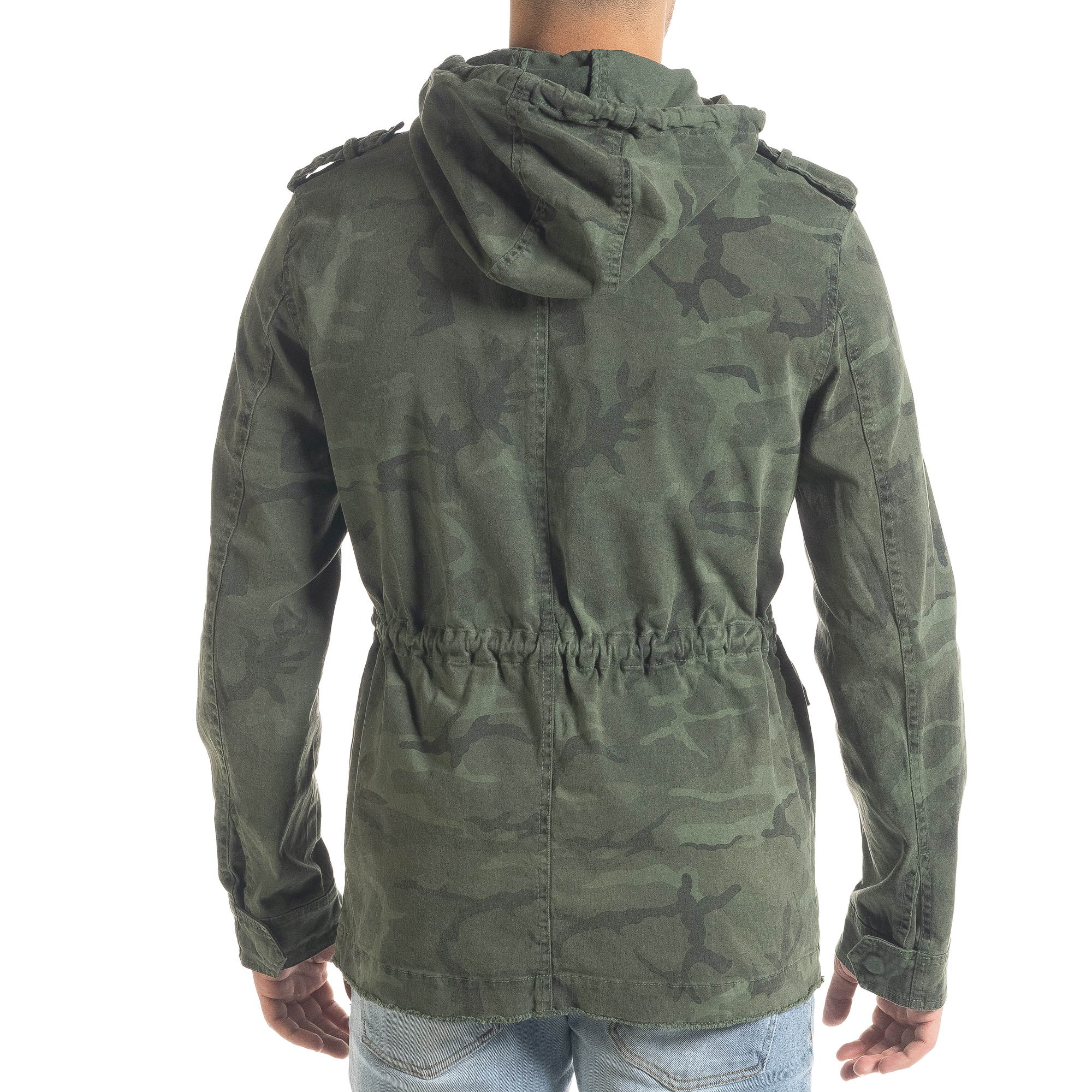 Ανδρικό καμουφλαζ ανοιξιάτικο-φθινοπωρινό μπουφάν Enos φωτογραφία